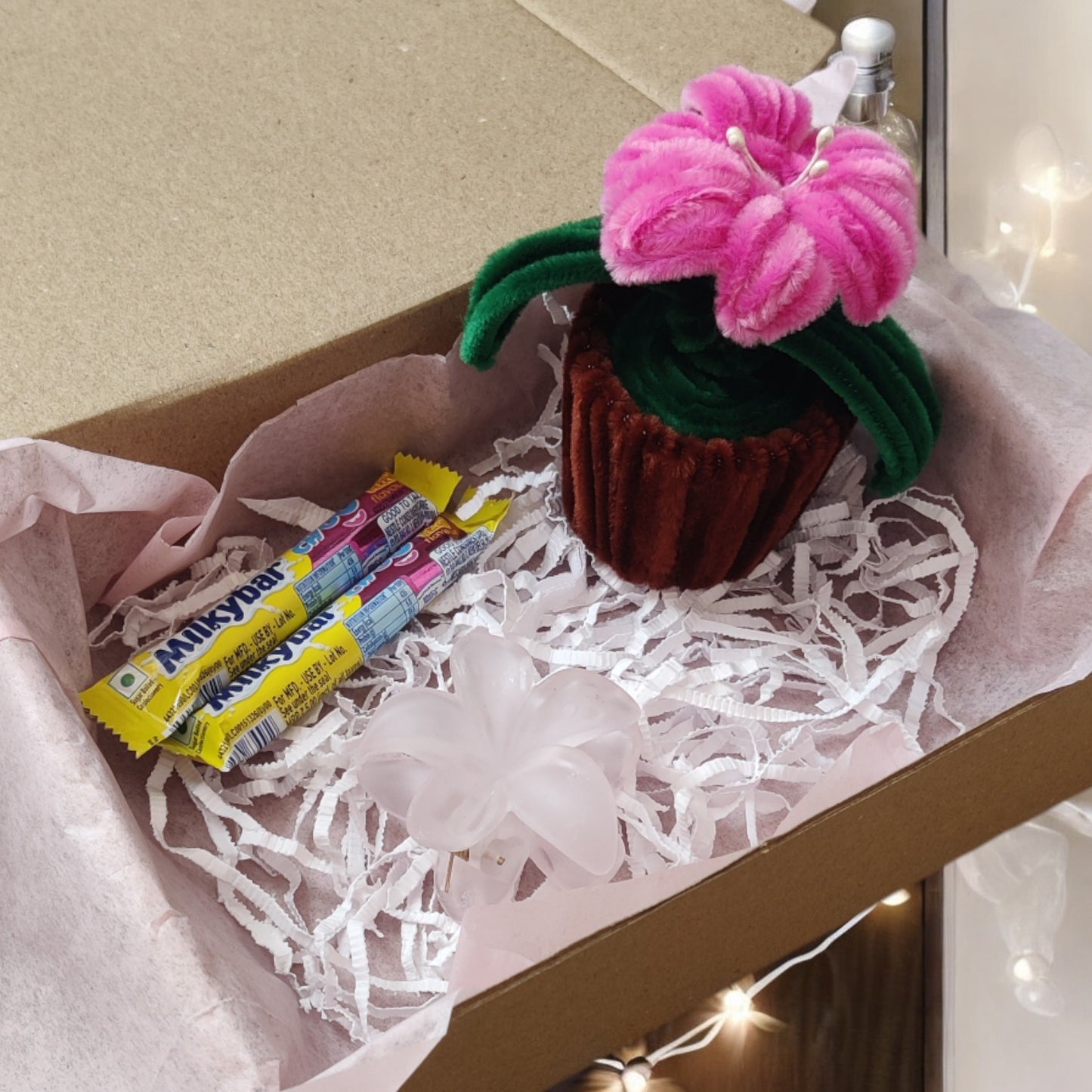 “Pastel Pink Hug” – Gift Hamper for Her