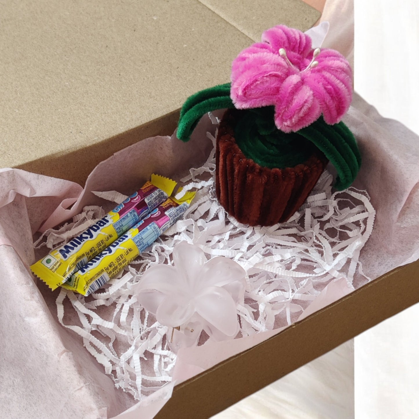 “Pastel Pink Hug” – Gift Hamper for Her