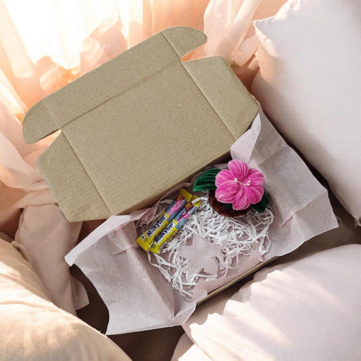 “Pastel Pink Hug” – Gift Hamper for Her