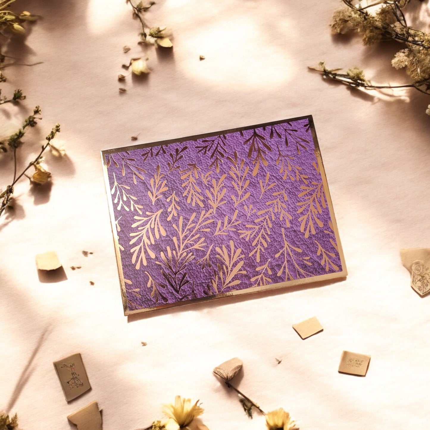 Fern Elegance- Petite Luxe Magnetic Shagun Envelope (Limited Edition)