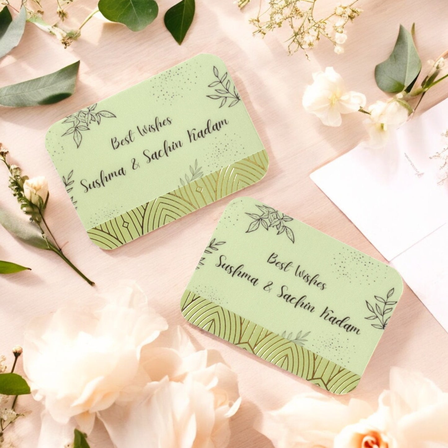 Gilded Grace- Luxe Duo Magnetic Shagun Envelope Set