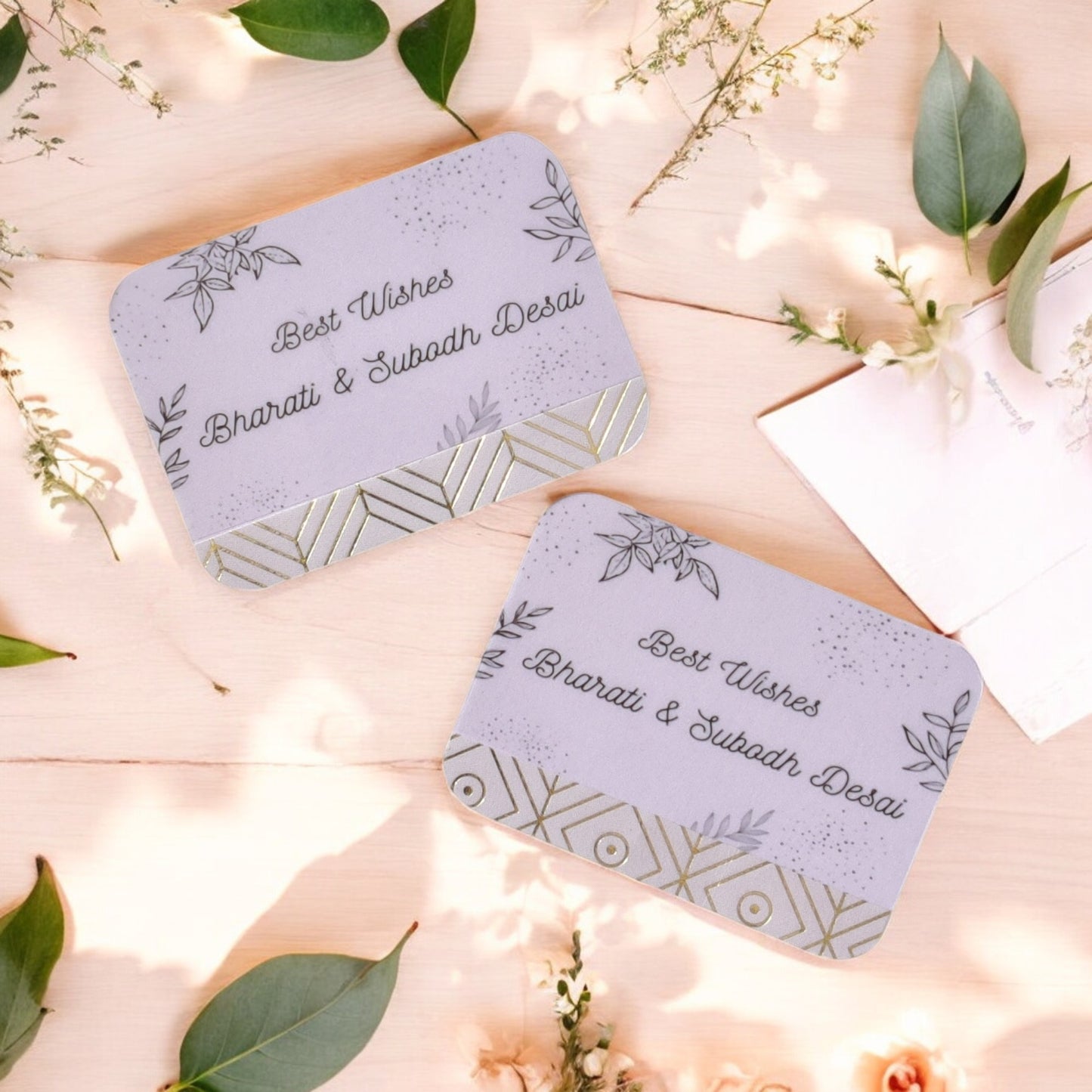 Golden Gaze- Luxe Duo Magnetic Shagun Envelope Set