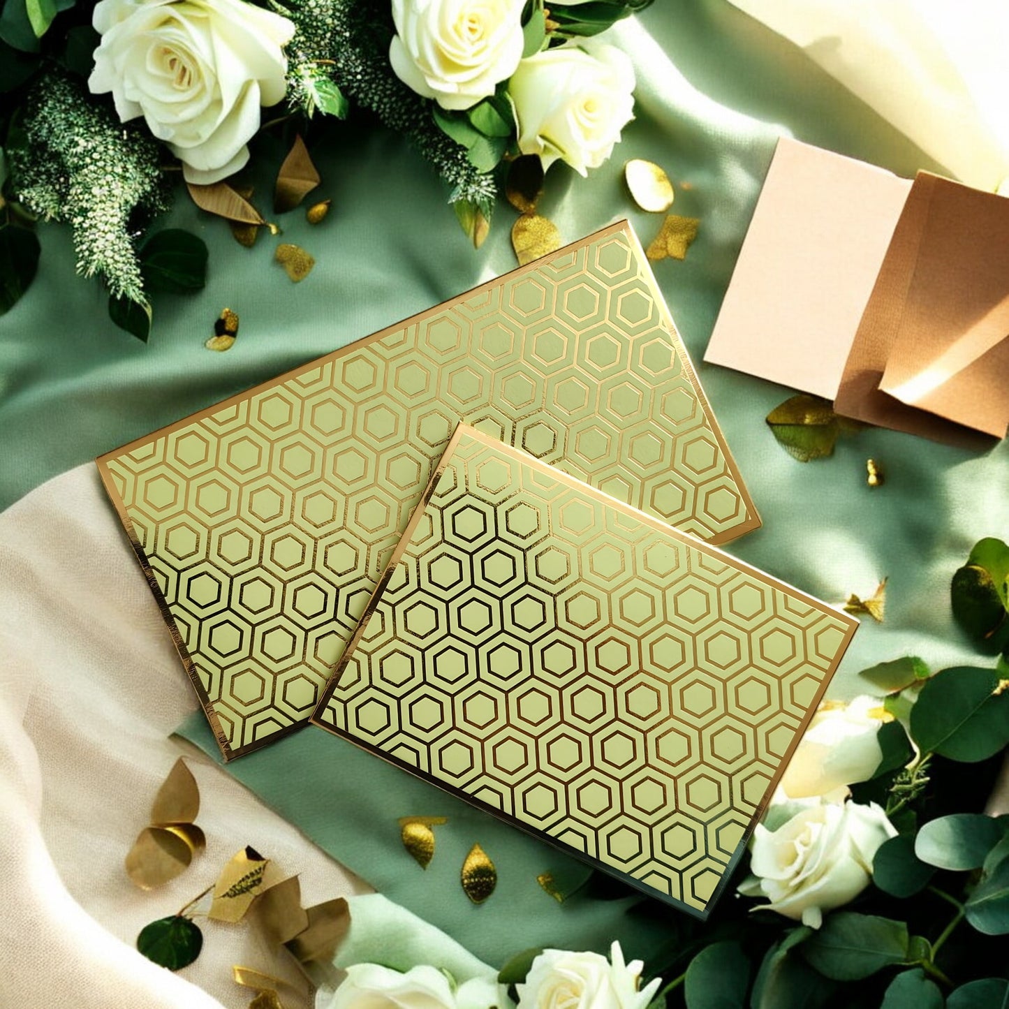 Golden Hive- Luxe Duo Magnetic Shagun Envelope Set