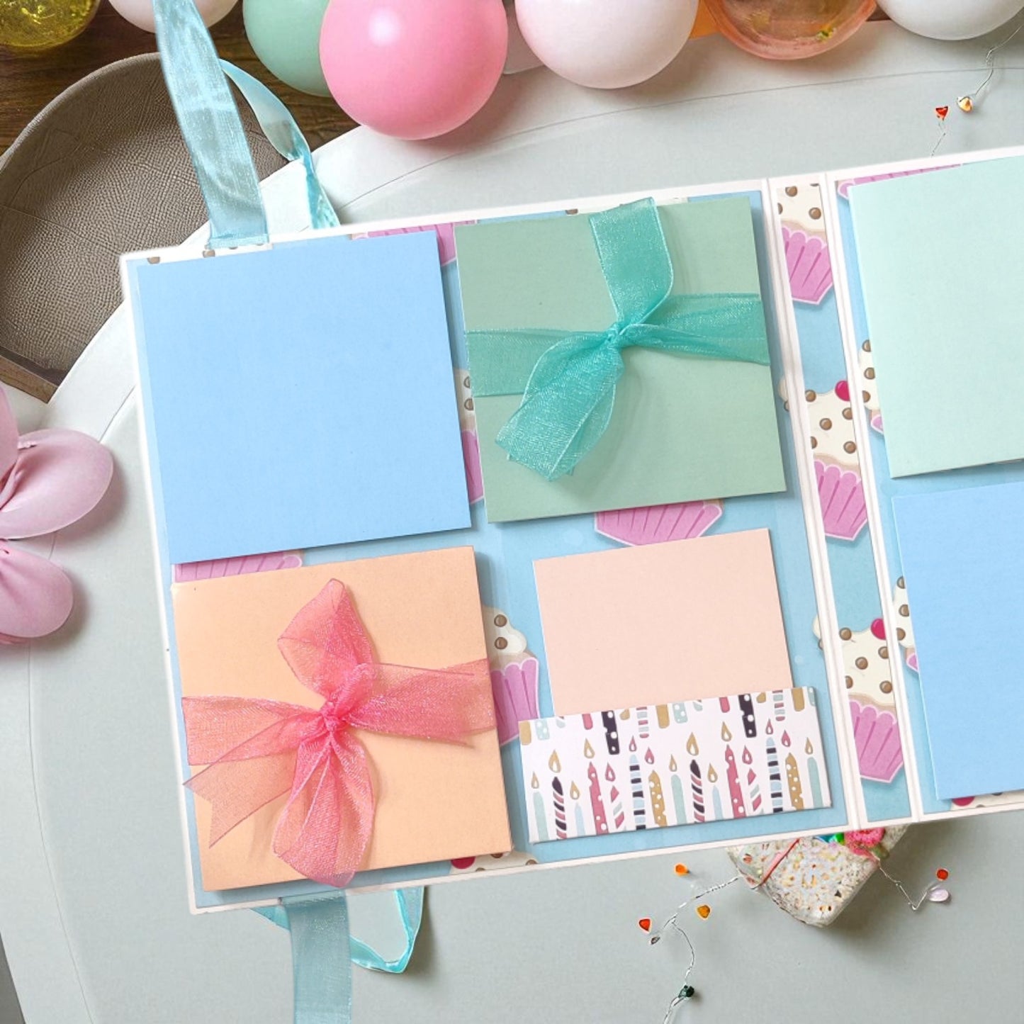 Personalized Birthday Envelope Scrapbook Card – Design 06