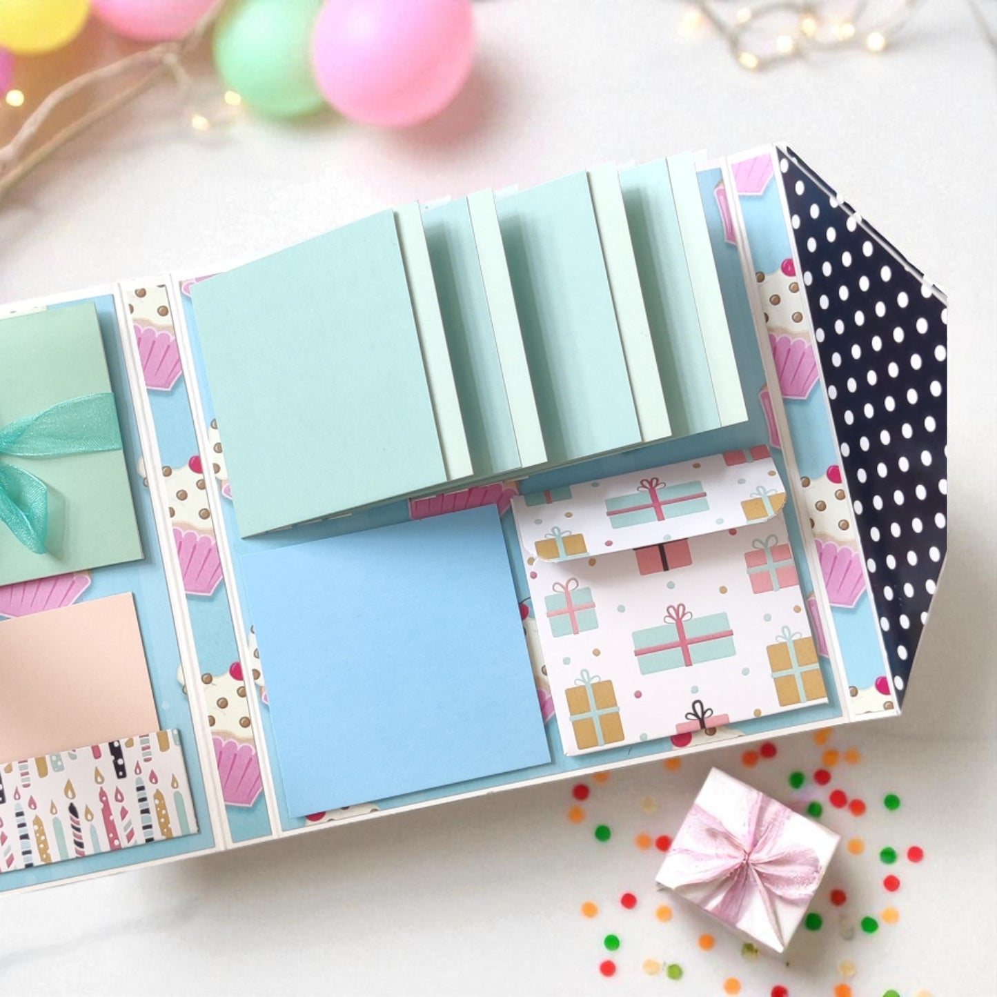 Personalized Birthday Envelope Scrapbook Card – Design 06
