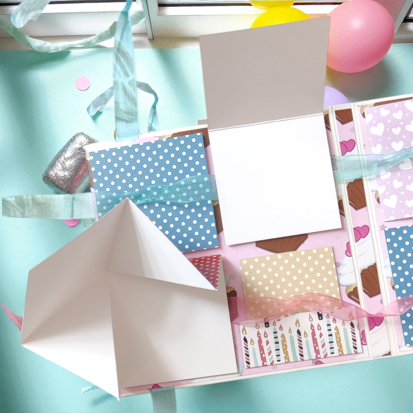 Personalized Birthday Envelope Scrapbook Card – Design 05