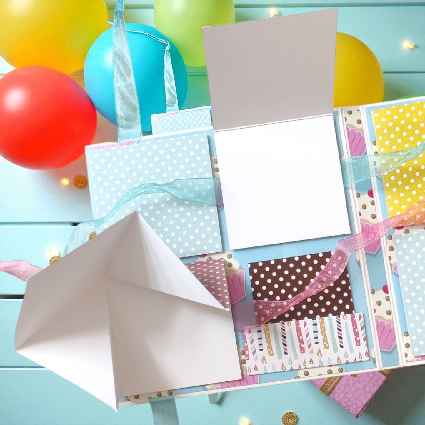 Personalized Birthday Envelope Scrapbook Card – Design 11