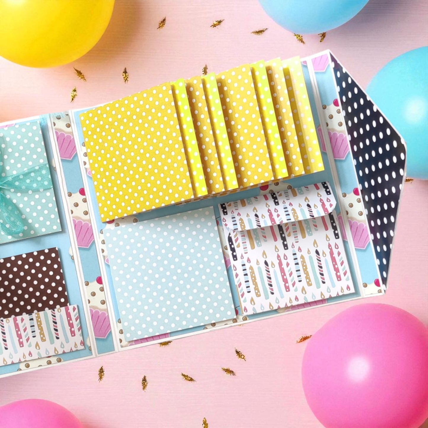Personalized Birthday Envelope Scrapbook Card – Design 11