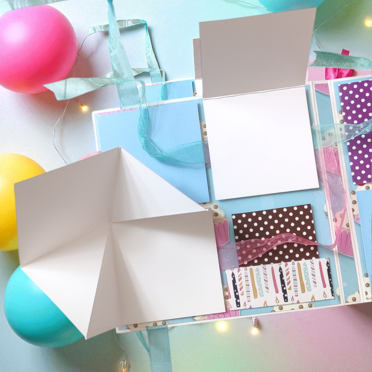 Personalized Birthday Envelope Scrapbook Card – Design 04