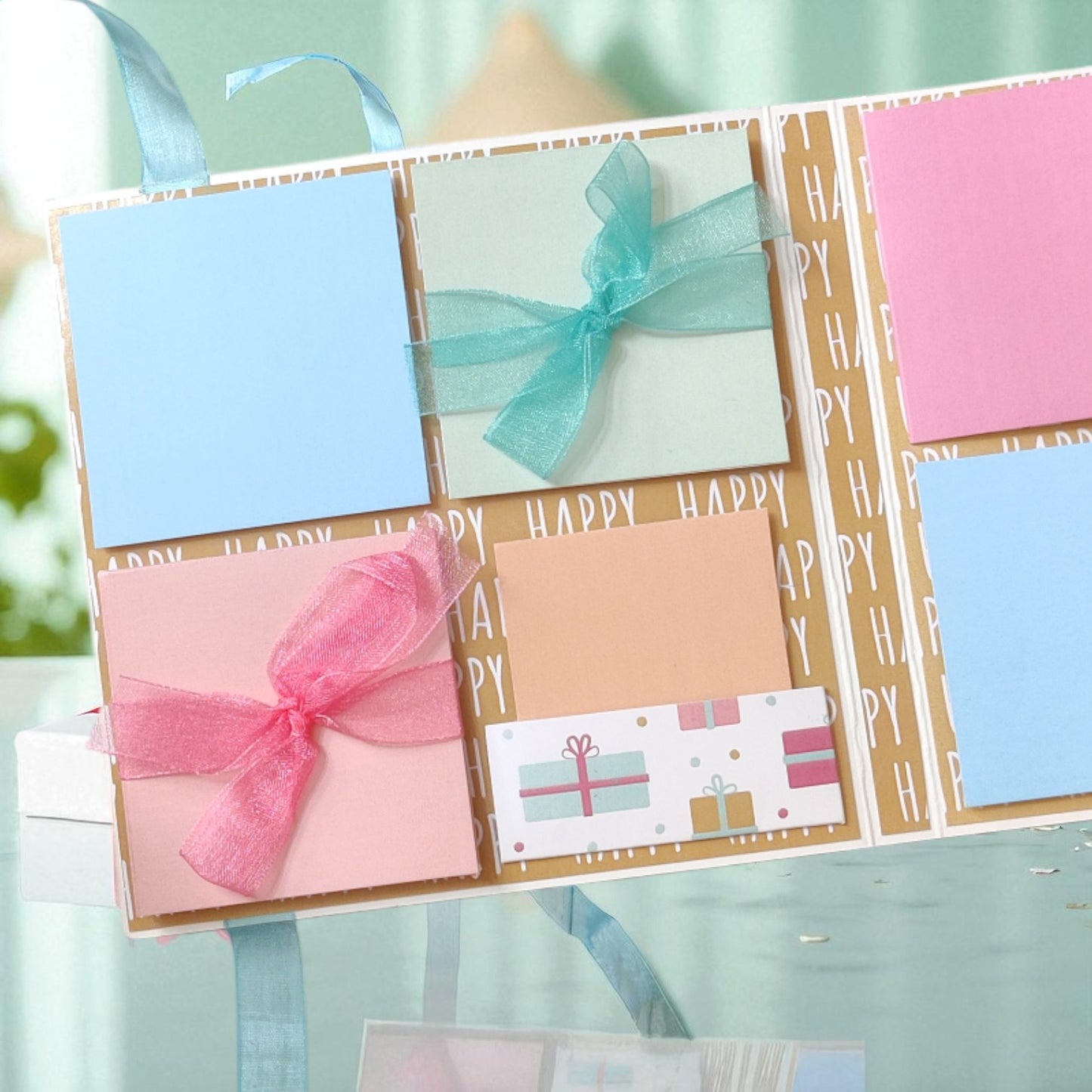 Personalized Birthday Envelope Scrapbook Card – Design 03