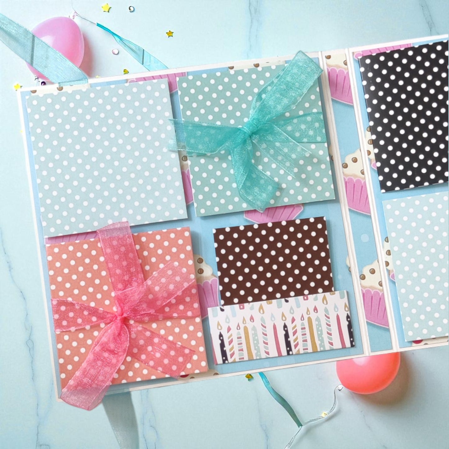 Personalized Birthday Envelope Scrapbook Card – Design 02