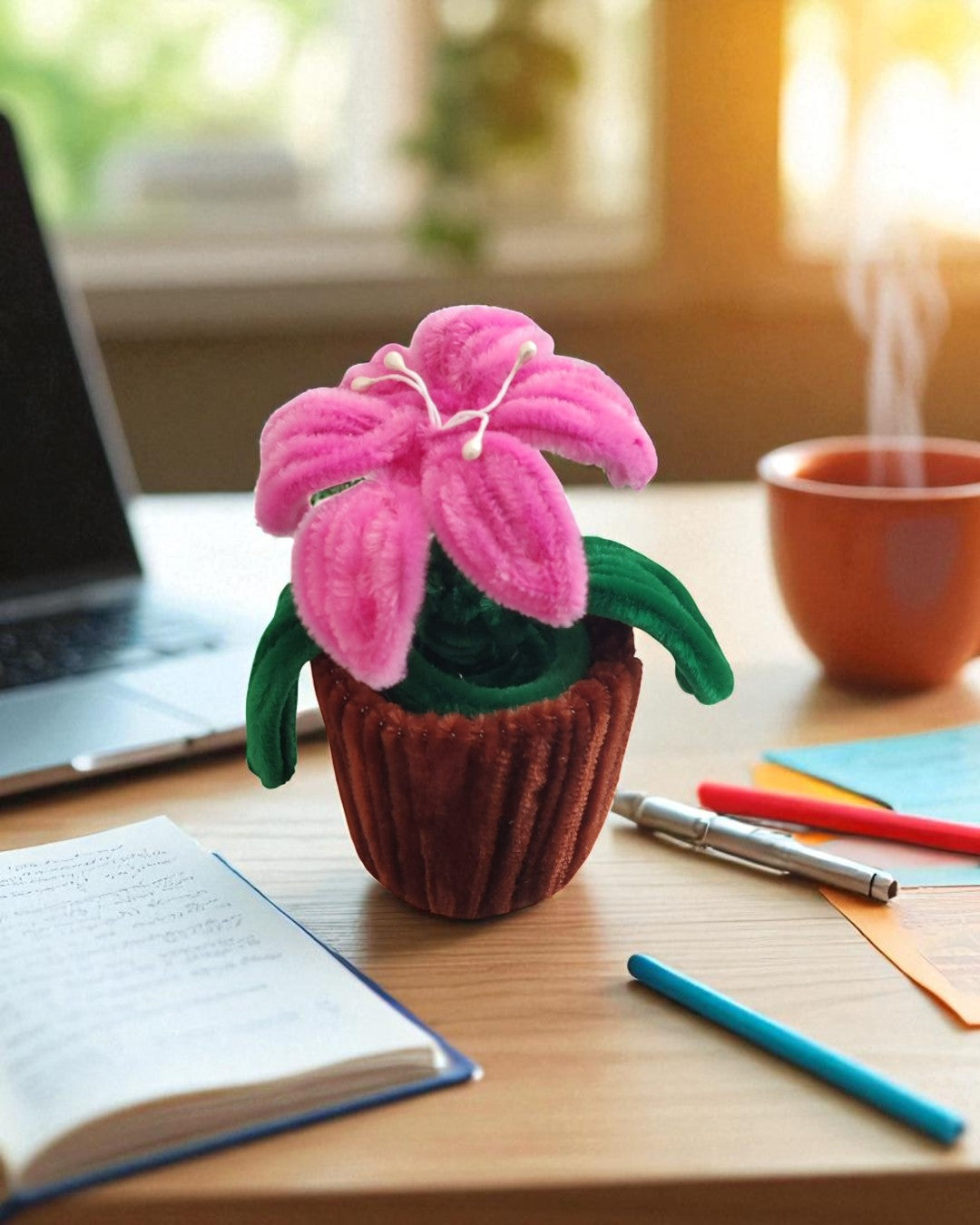 Pink Whimsy – Mini Lily Pot