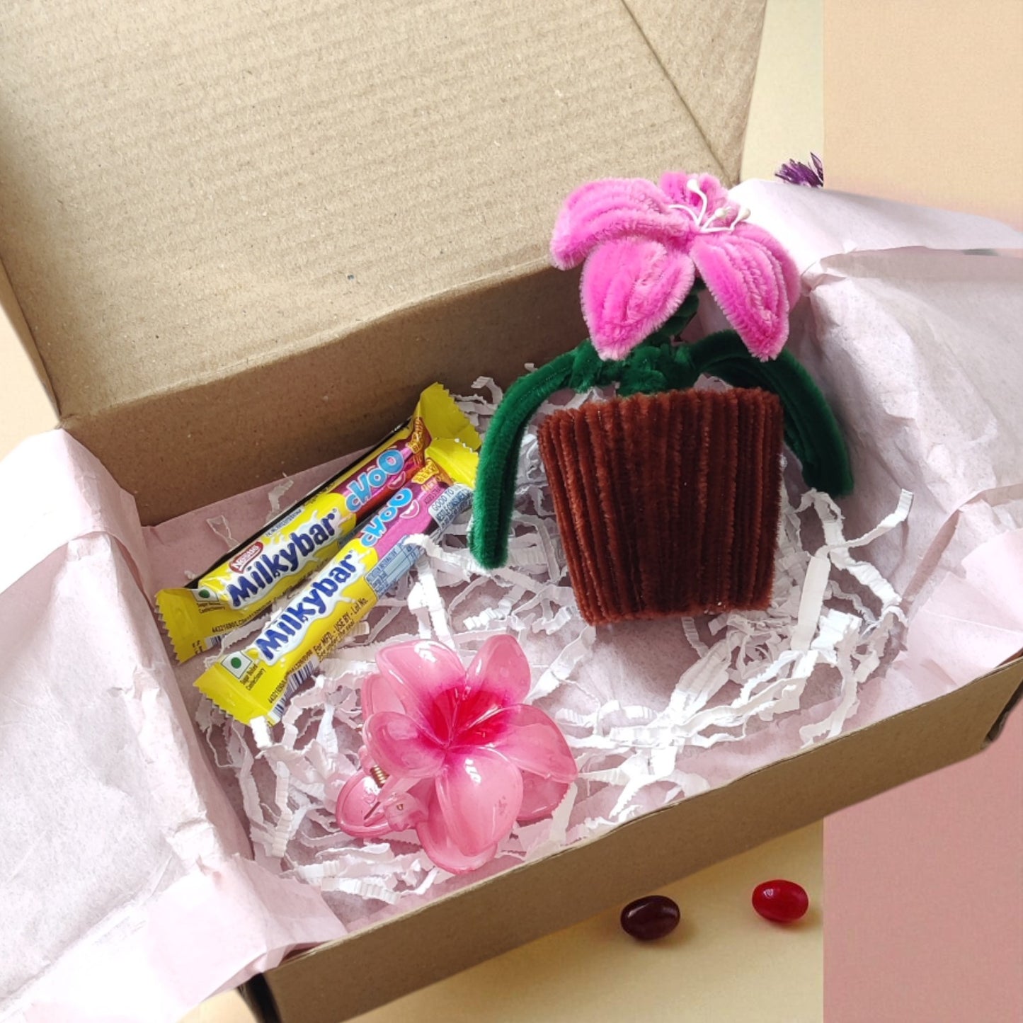 “Pastel Pink Hug” – Gift Hamper for Her