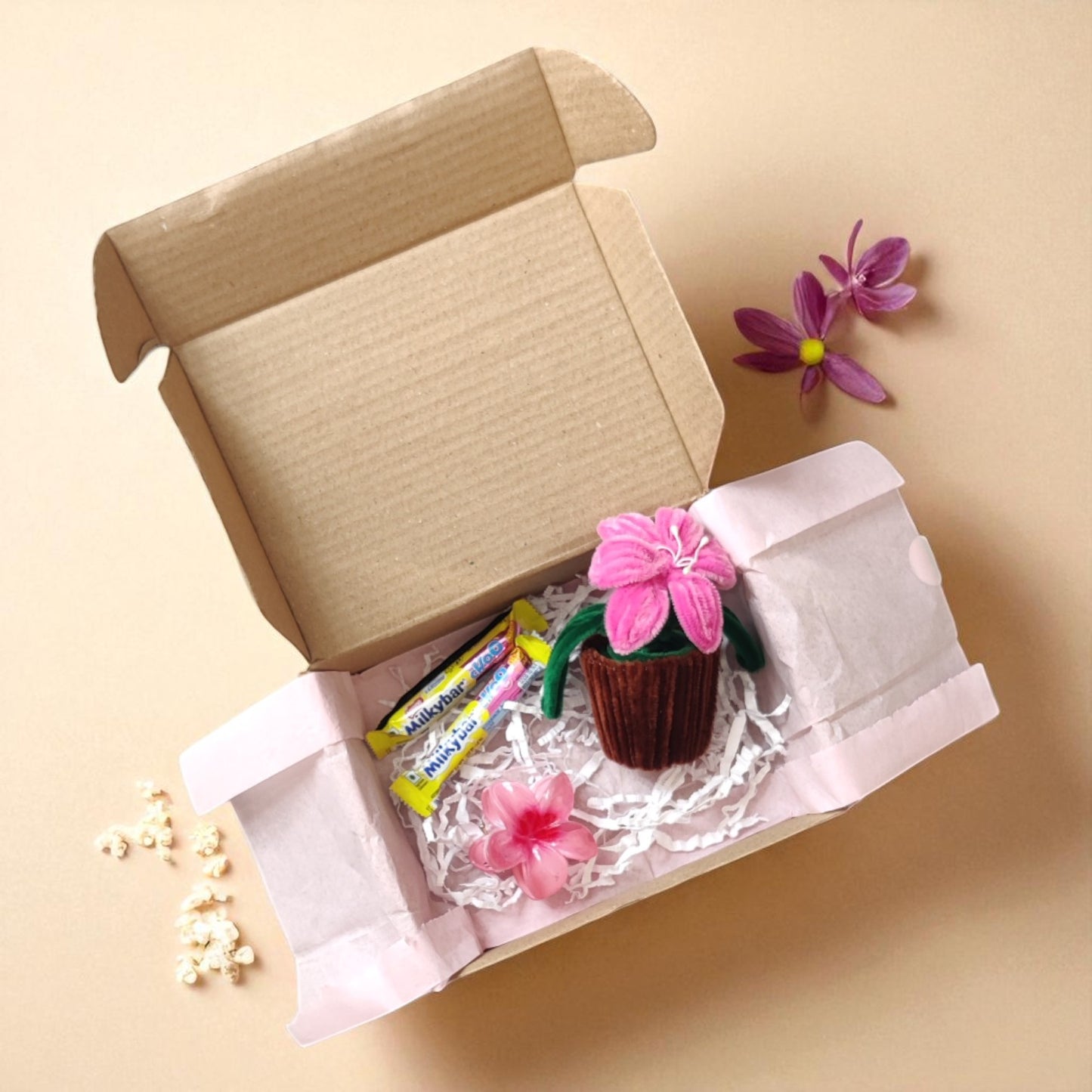 “Pastel Pink Hug” – Gift Hamper for Her