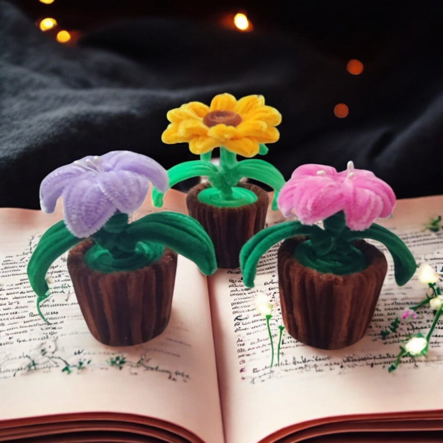 Forever Bloom Trio – Mini Flower Pot Combo