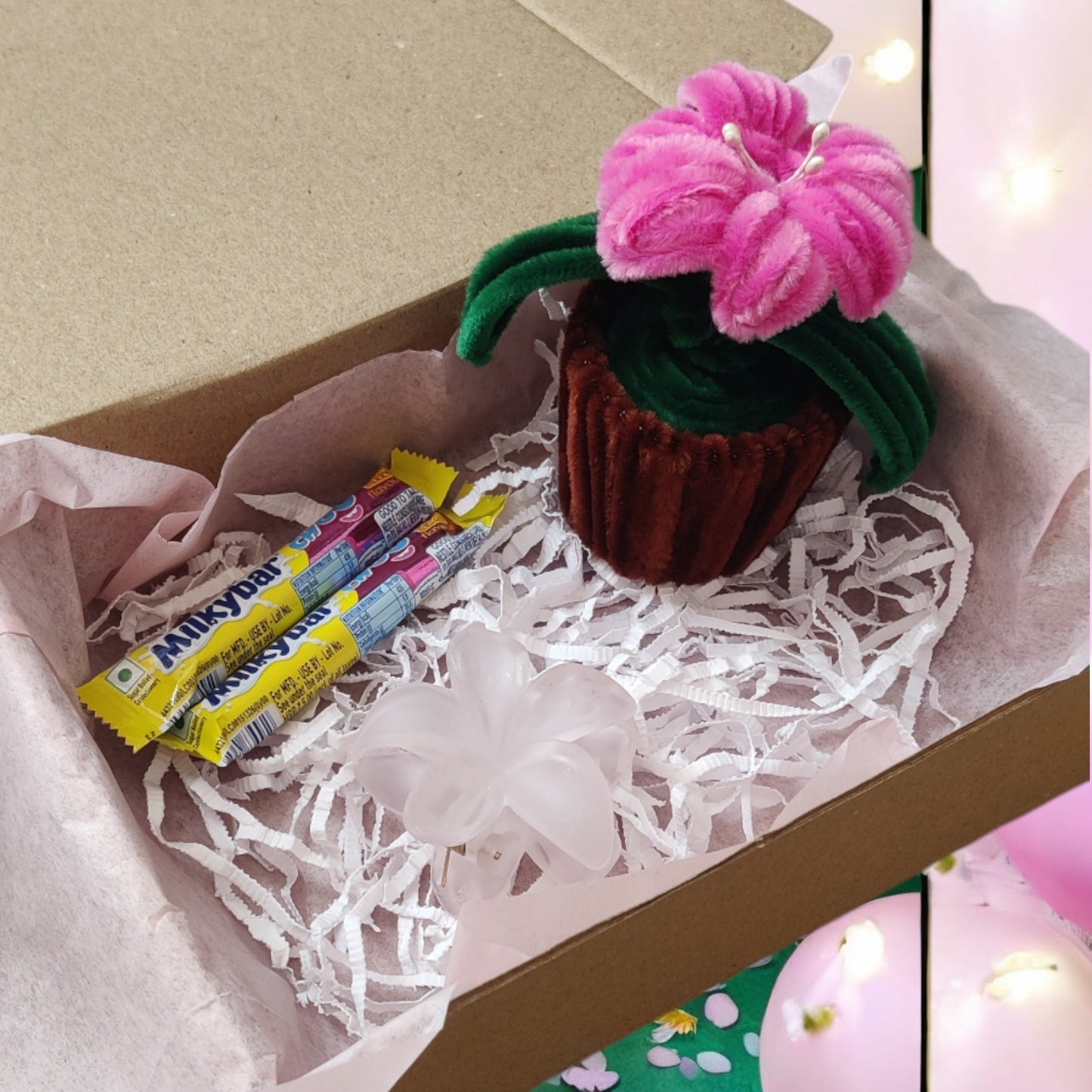 “Pastel Pink Hug” – Gift Hamper for Her