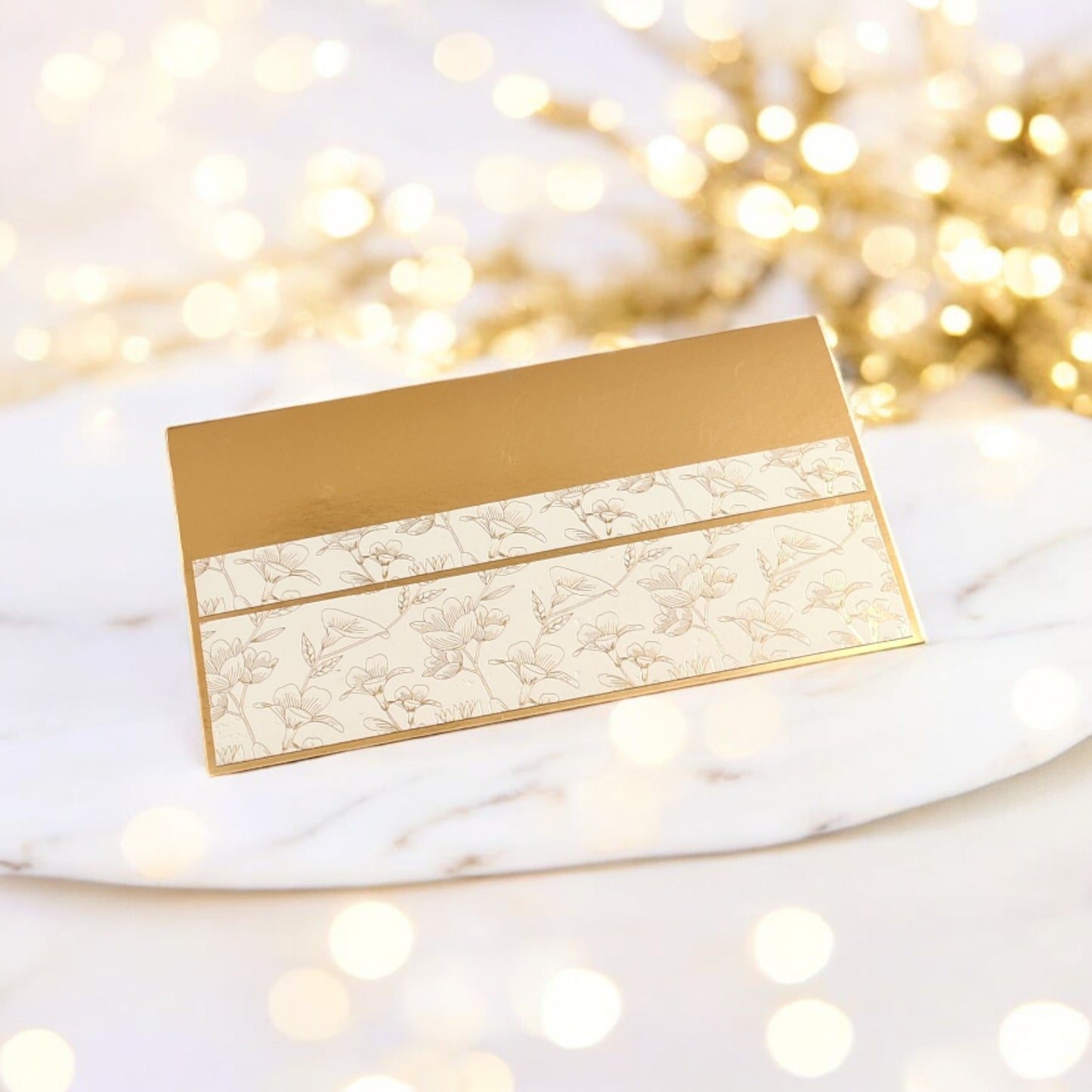 Floral Charm - Minimal Luxe Magnetic Shagun Envelopes (Pack of 5)