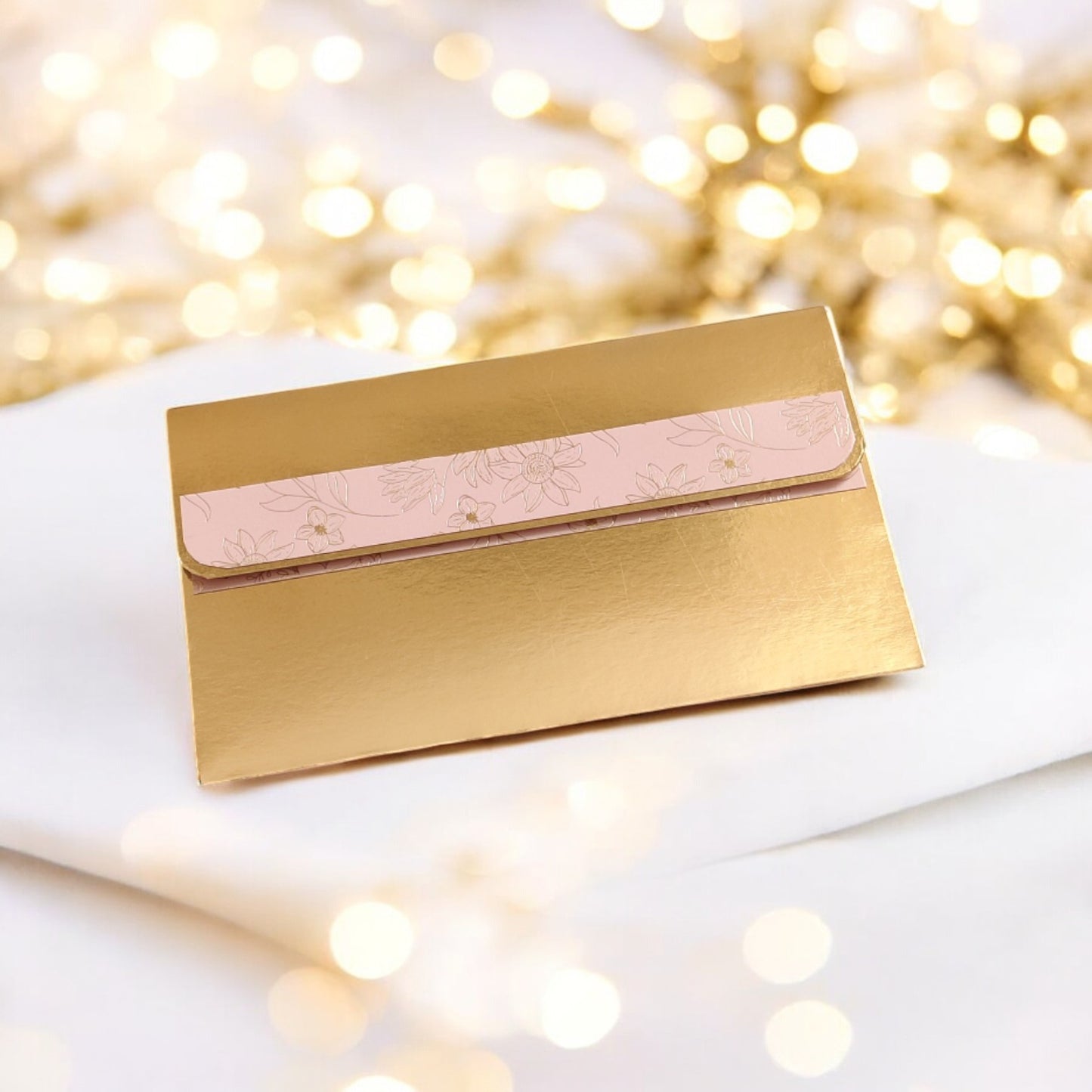 Blush Blossom - Minimal Luxe Magnetic Shagun Envelopes (Pack of 5)