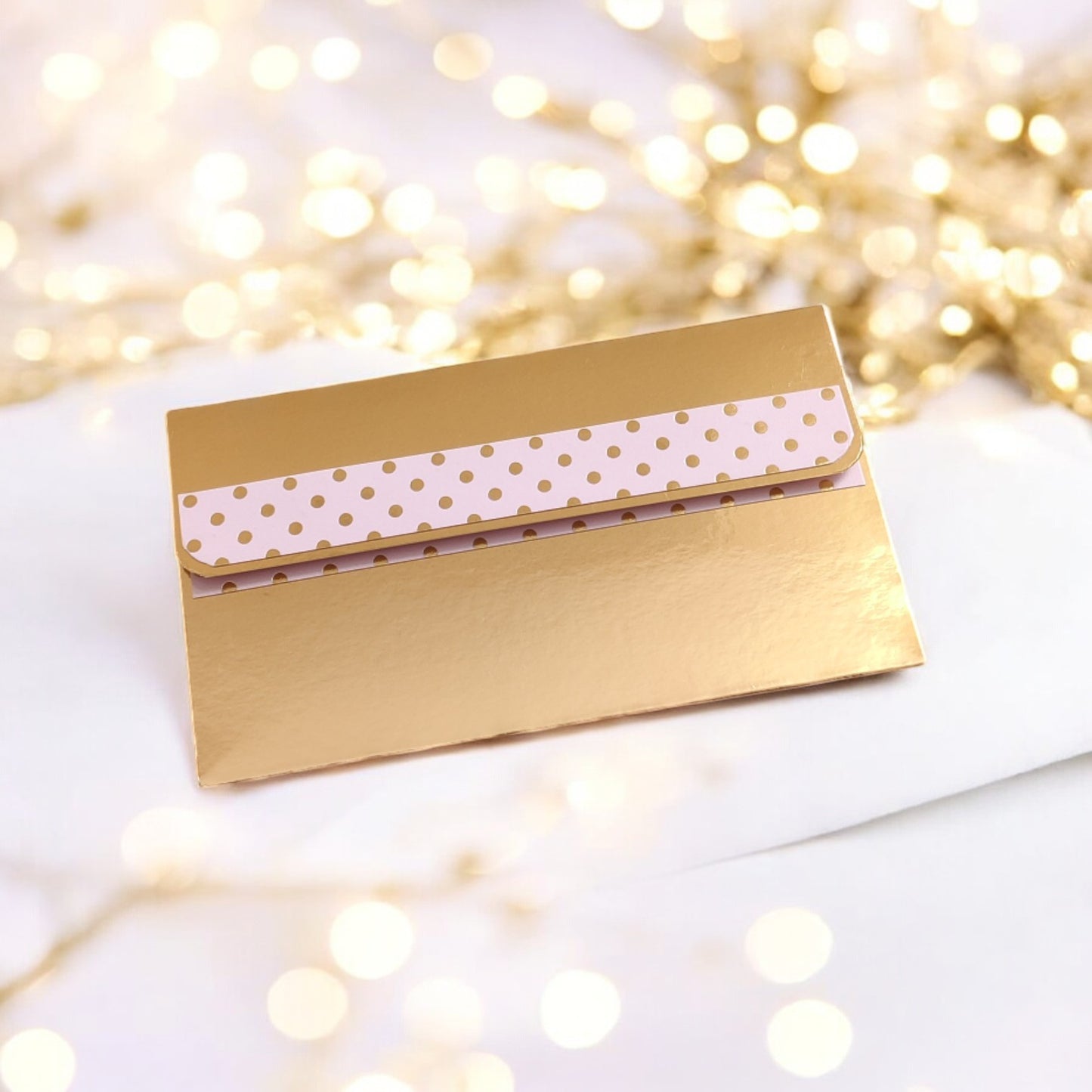 Gilded Dots - Minimal Luxe Magnetic Shagun Envelopes (Pack of 5)