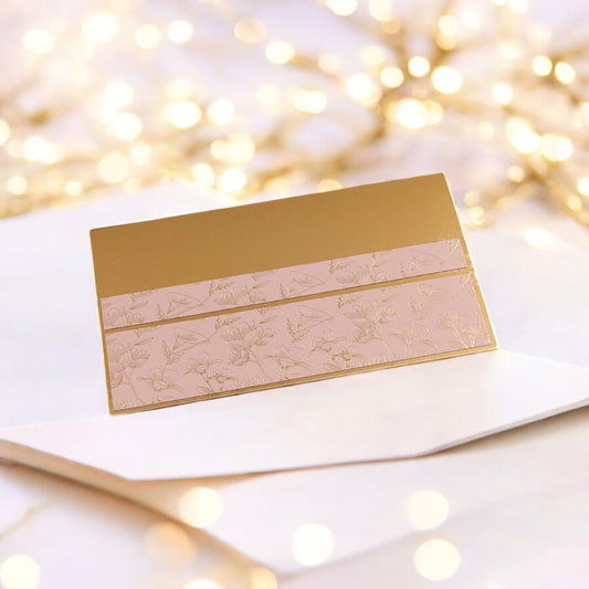 Blush Garden - Minimal Luxe Magnetic Shagun Envelopes (Pack of 5)