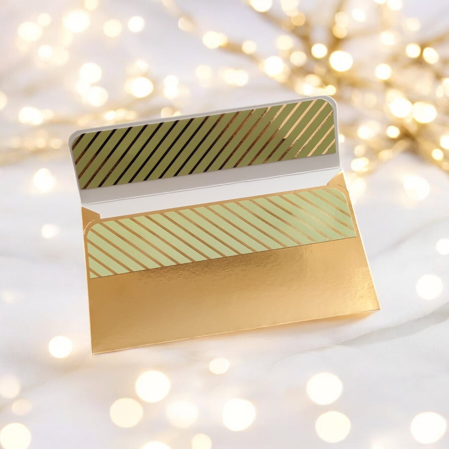 Royal Stripes - Minimal Luxe Magnetic Shagun Envelopes (Pack of 5)