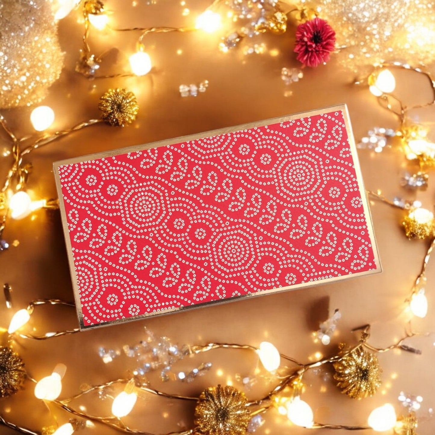 Regal Red- Classic Traditional Magnetic Shagun Envelope