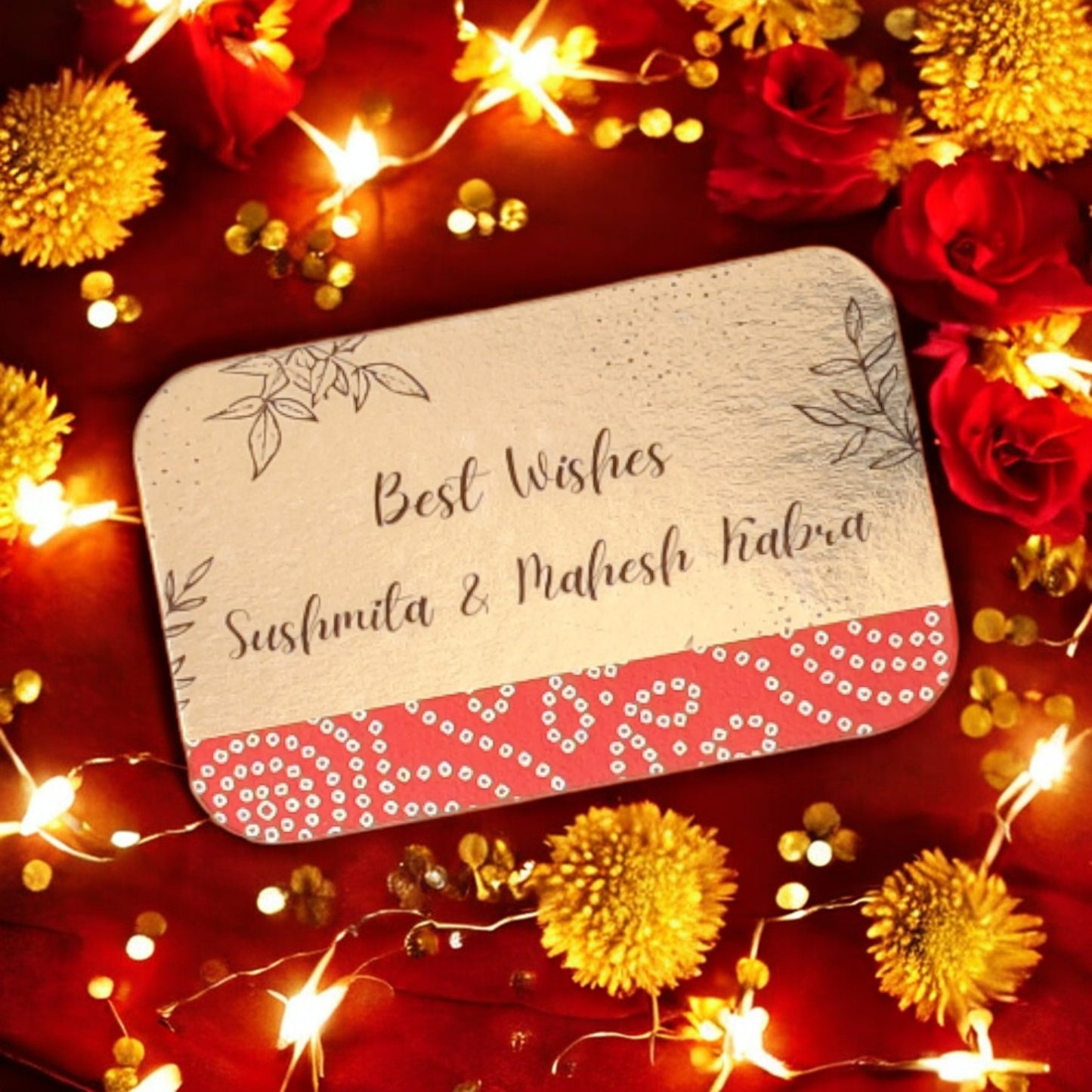 Regal Red- Classic Traditional Magnetic Shagun Envelope