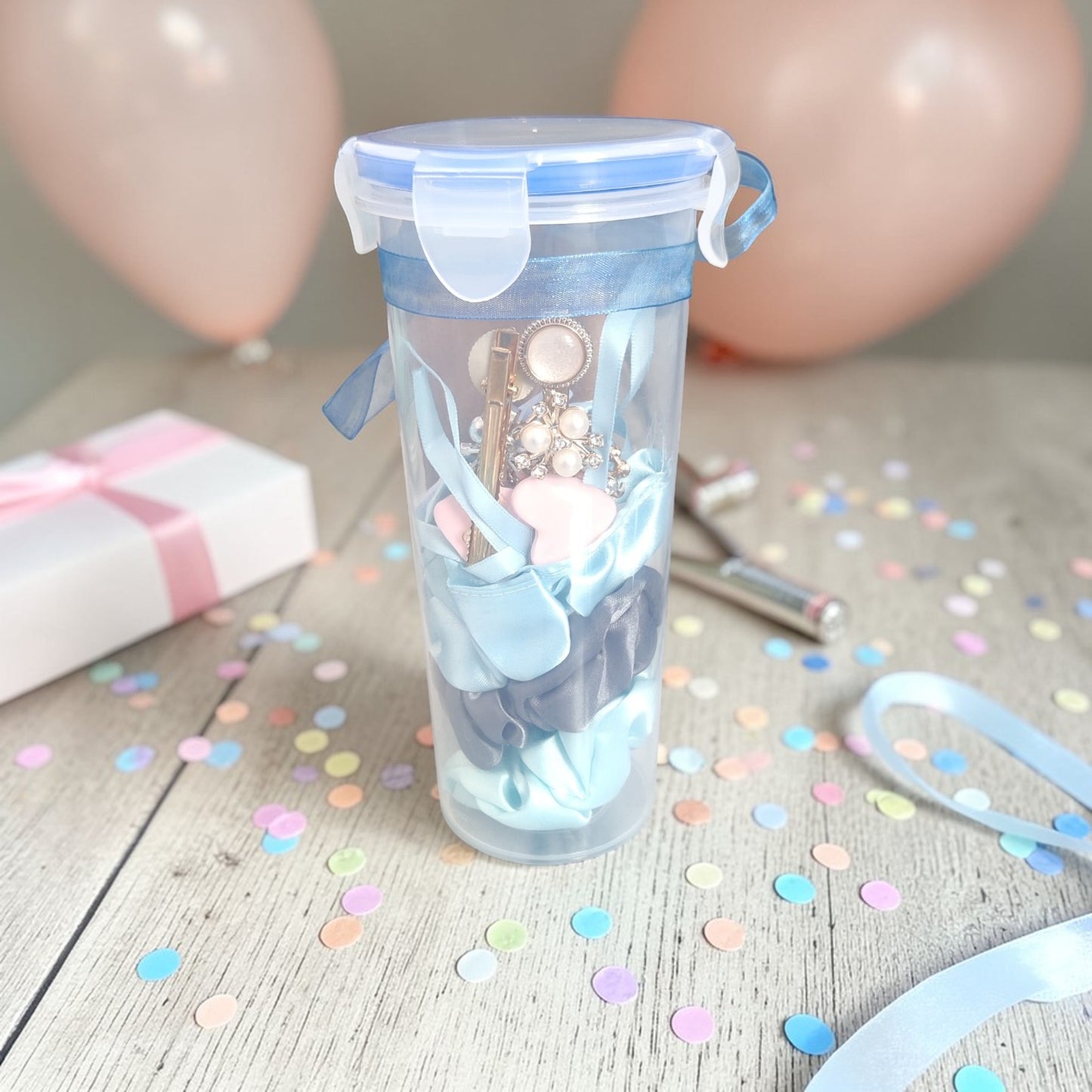 Blue Hair Accessories Birthday Hamper