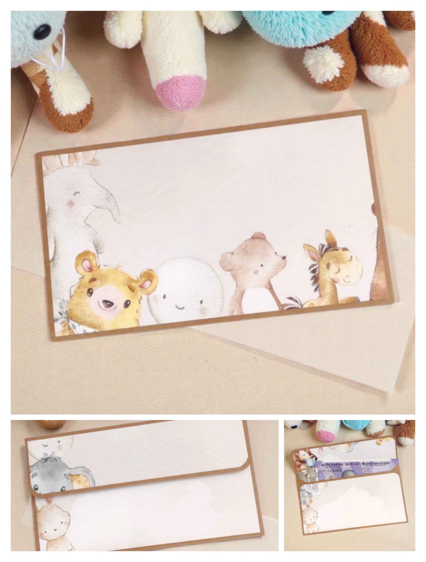 Classic Baby Theme Magnetic Money Envelopes – Set A