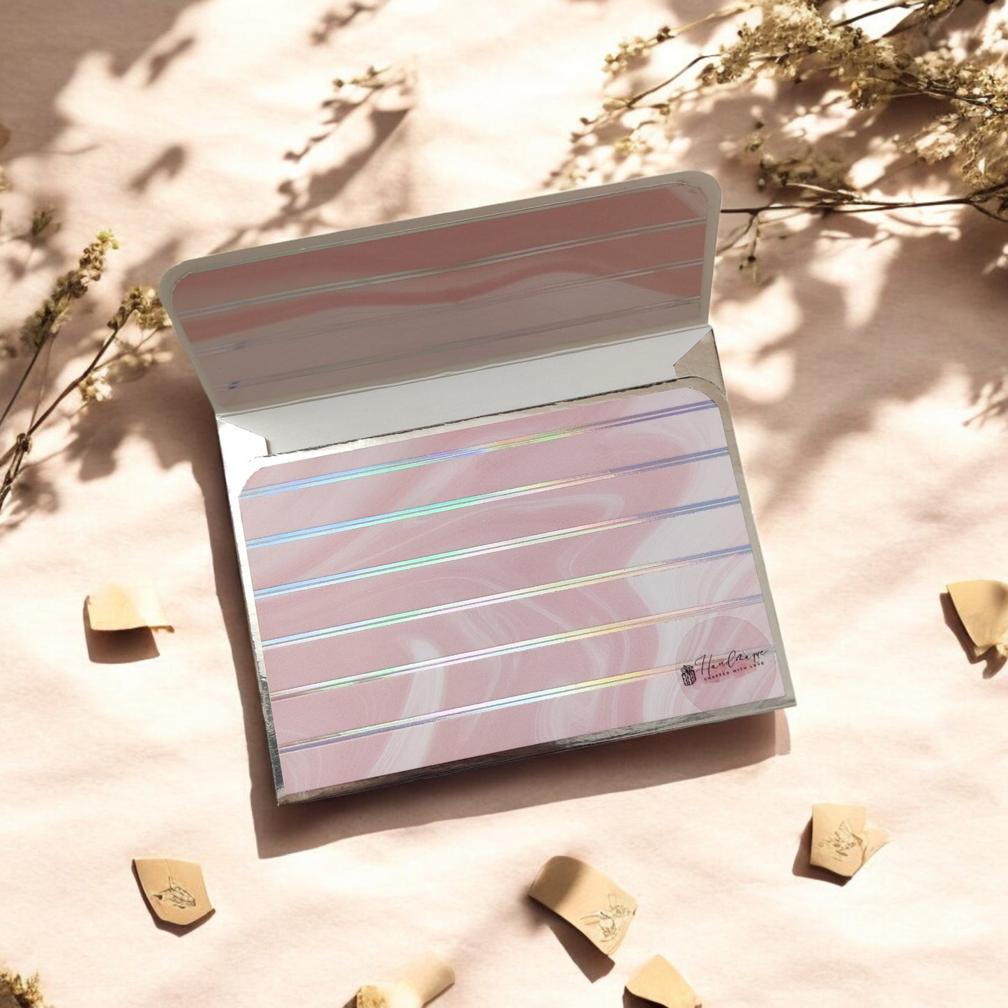 Marble Elegance- Petite Luxe Magnetic Shagun Envelope (Limited Edition)