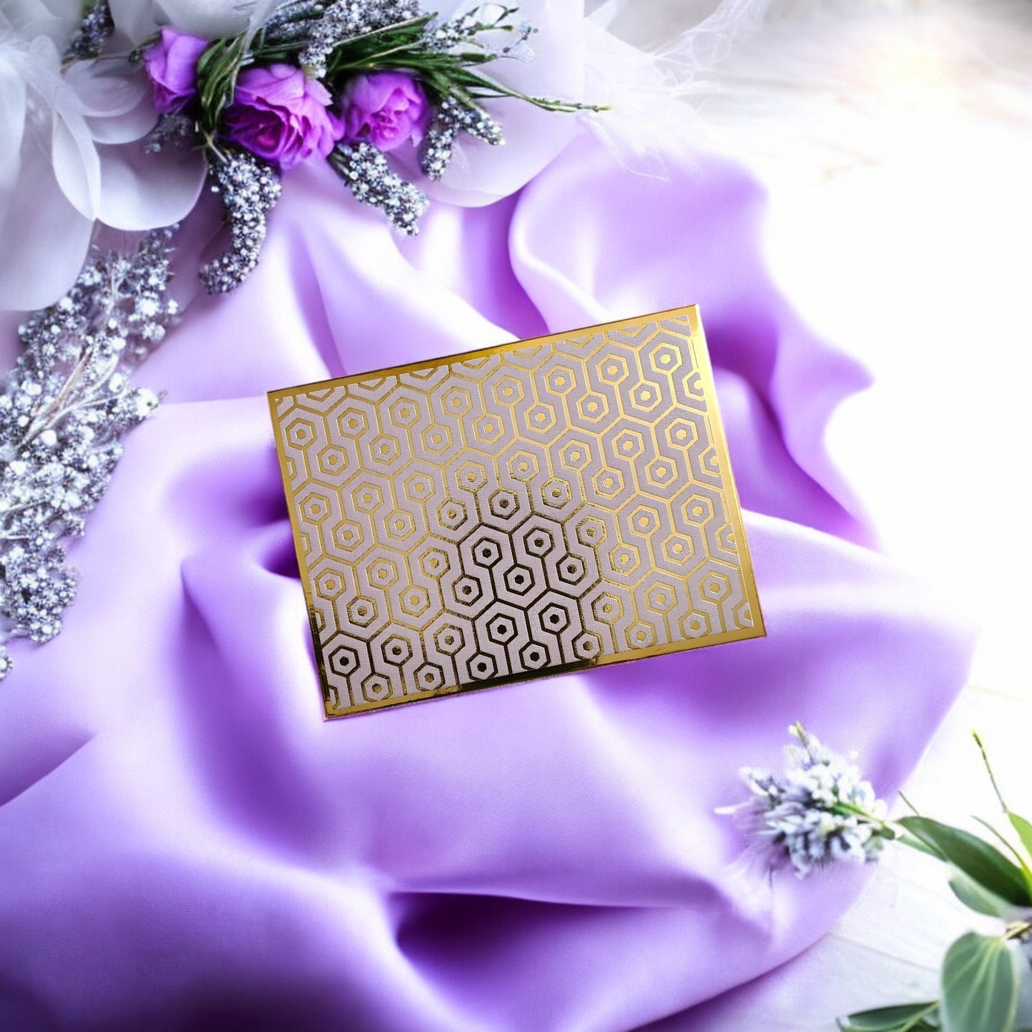 Opulent Hex- Petite Luxe Magnetic Shagun Envelope