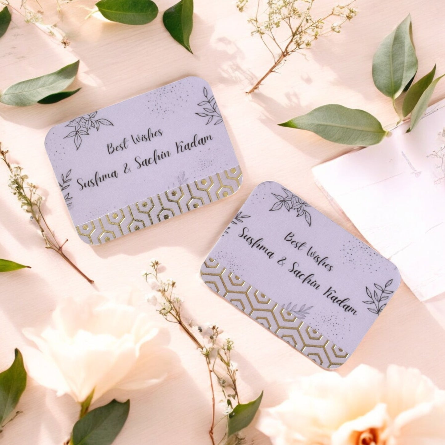 Opulent Hex- Luxe Duo Magnetic Shagun Envelope Set