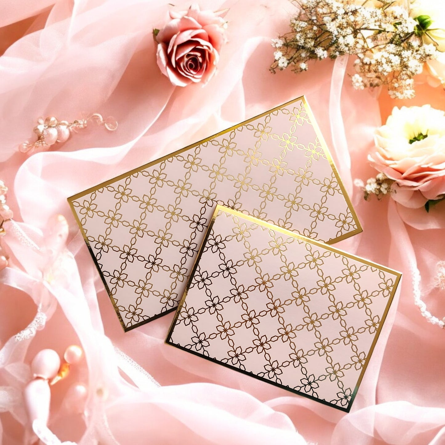 Regal Blush- Luxe Duo Magnetic Shagun Envelope Set
