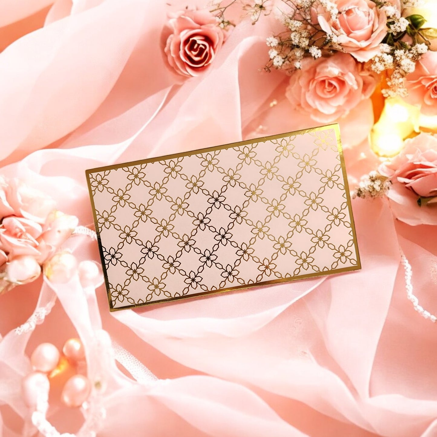 Regal Blush- Classic Luxe Magnetic Shagun Envelope