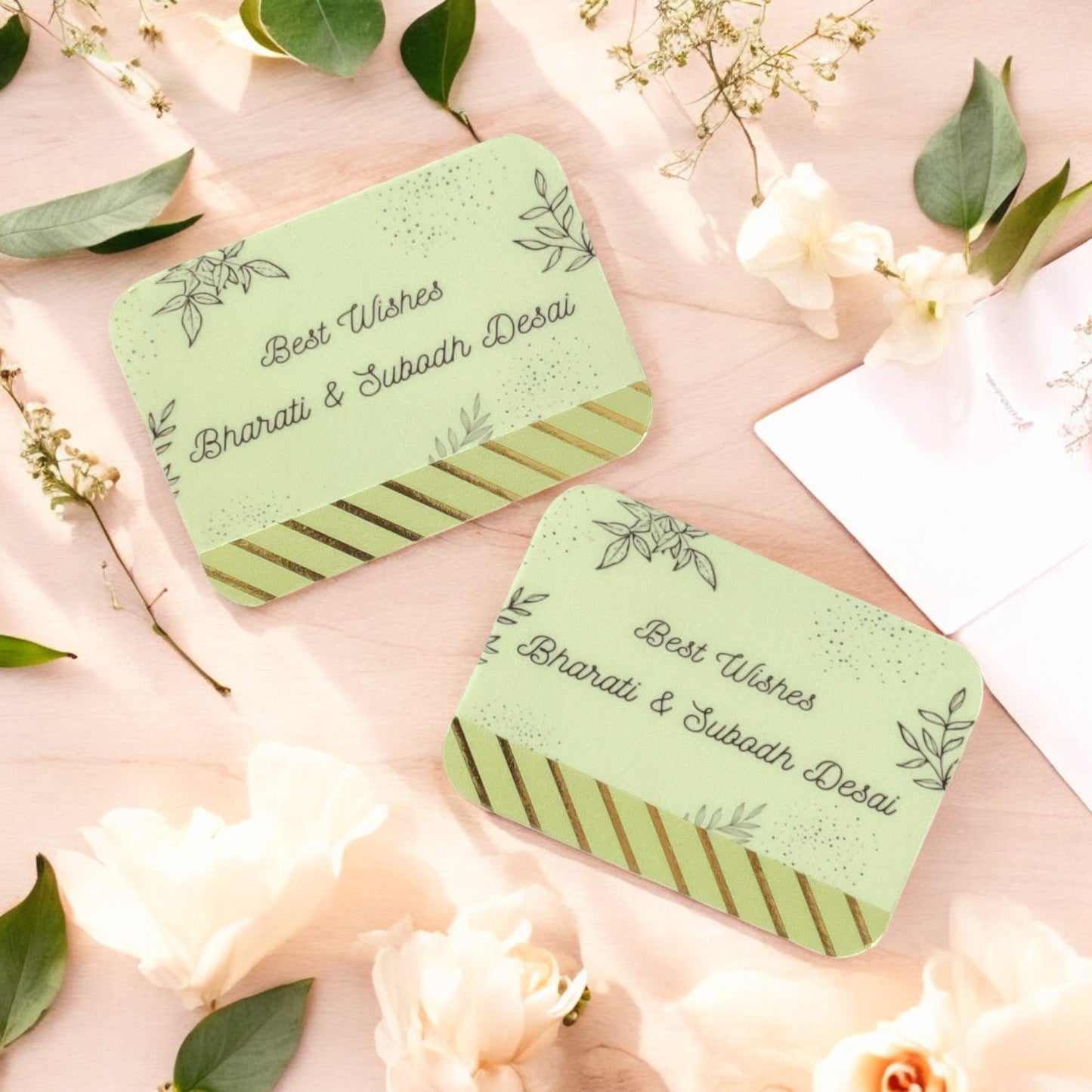 Royal Stripes- Luxe Duo Magnetic Shagun Envelope Set