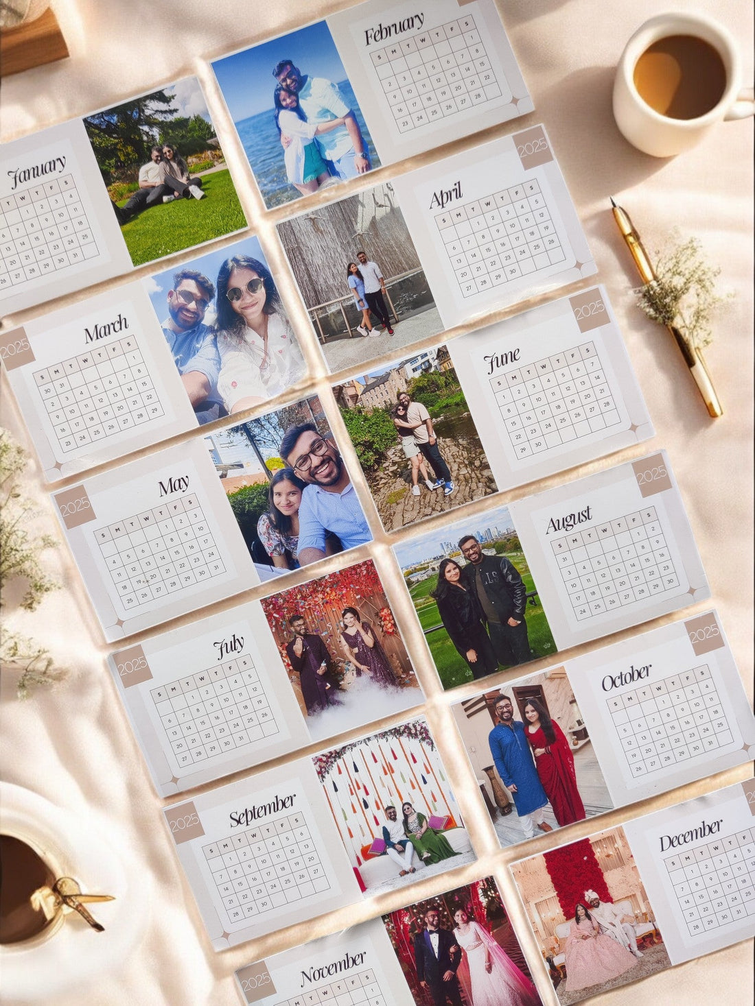 Cherish Every Moment While Staying Organized: Magnetic Photo Calendars