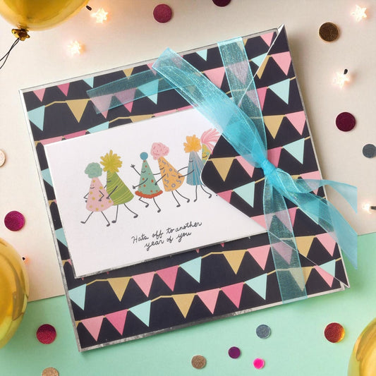 Personalized Birthday Envelope Scrapbook Card – Design 12