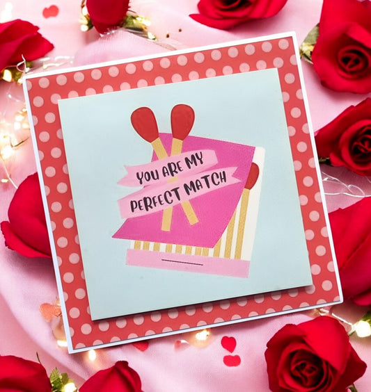 Pop Up Squash Card (You Are My Perfect Match)