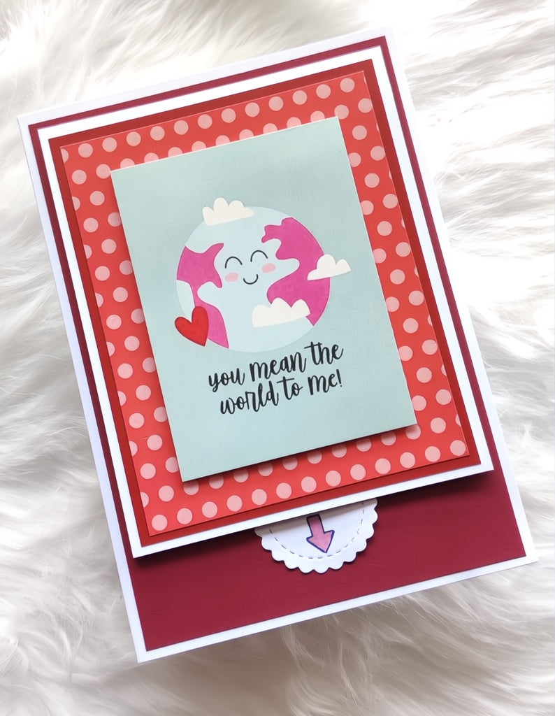 Waterfall Card (You mean the world to me)