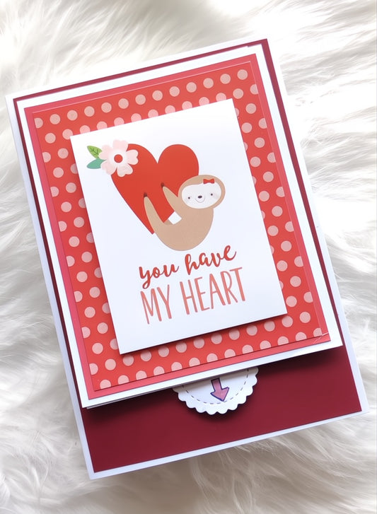 Waterfall Card (You have my heart)