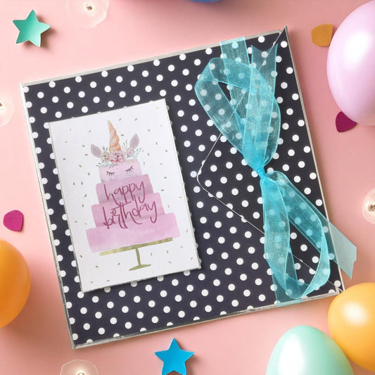 Personalized Birthday Envelope Scrapbook Card – Design 02