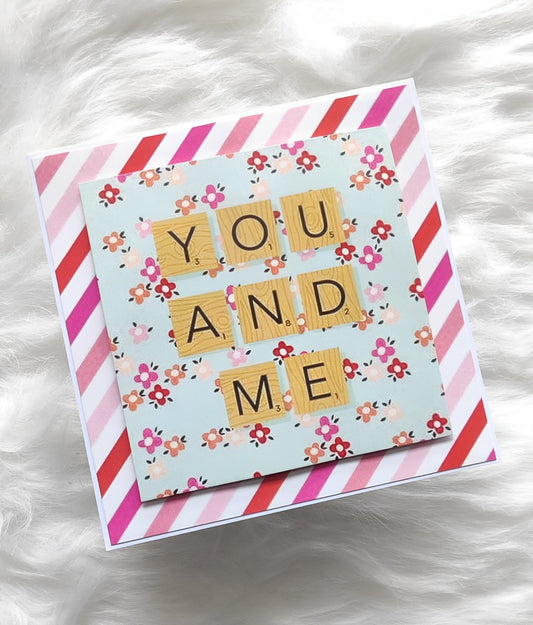 Pop Up Squash Card (You and Me)