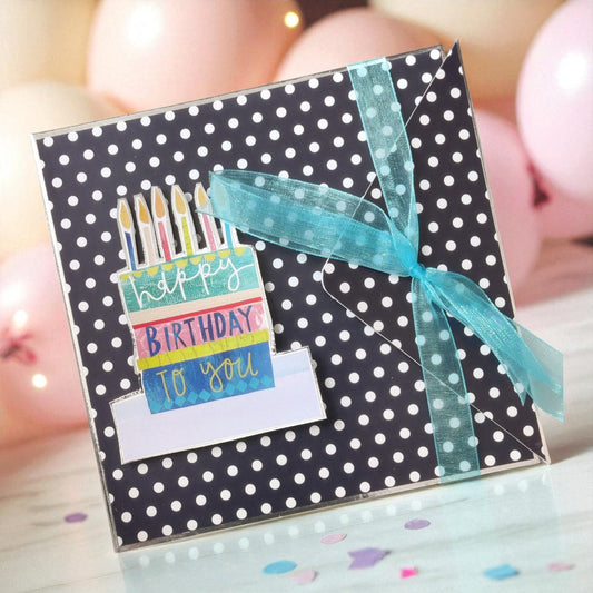 Personalized Birthday Envelope Scrapbook Card – Design 06