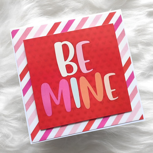 Pop Up Squash Card (Be Mine)