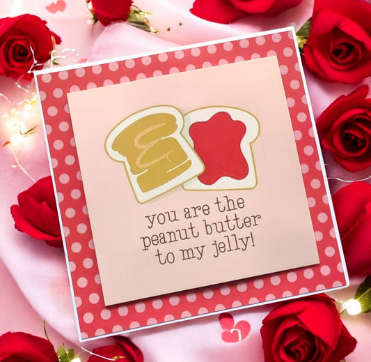 Pop Up Squash Card (You are the peanut butter to my jelly)
