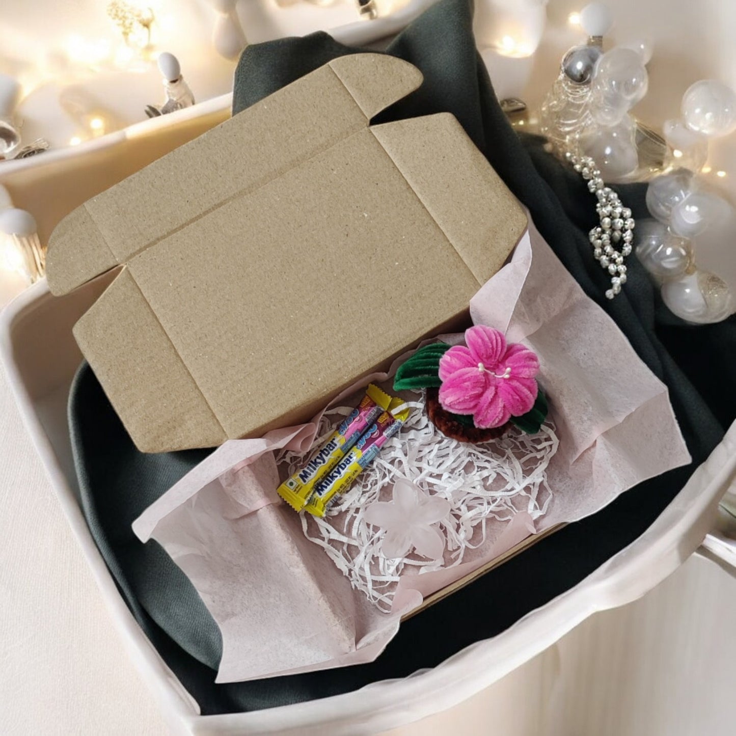 “Pastel Pink Hug” – Gift Hamper for Her