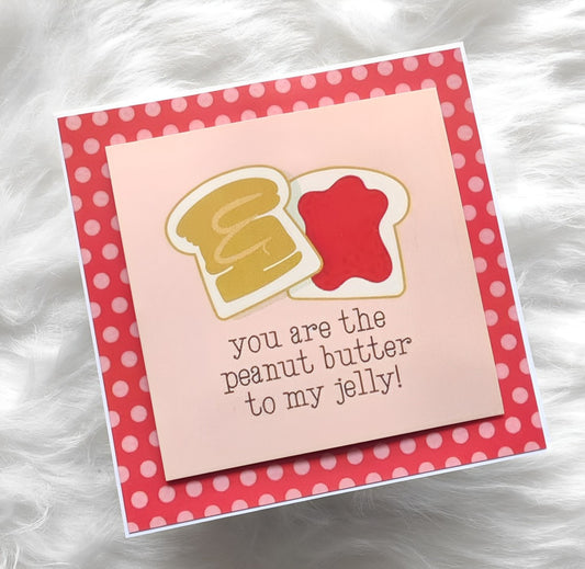 Pop Up Squash Card (You are the peanut butter to my jelly)