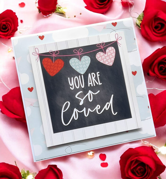 Pop Up Squash Card (You are so loved)