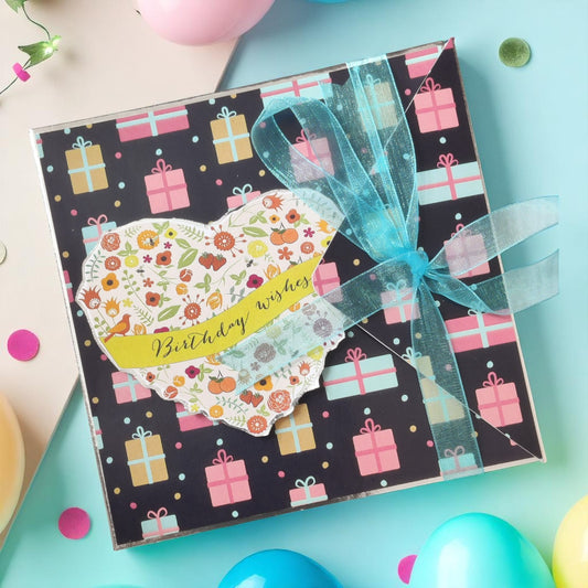 Personalized Birthday Envelope Scrapbook Card – Design 09