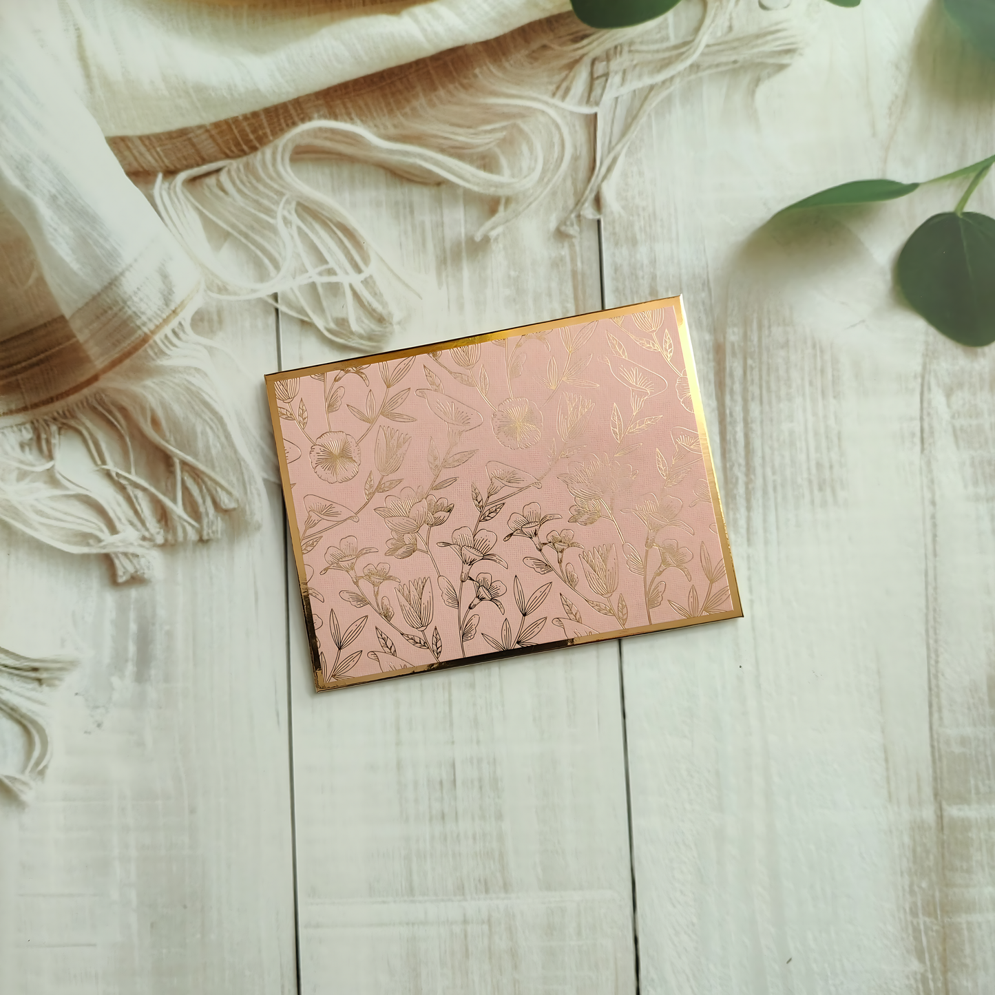 Blush Garden- Petite Luxe Magnetic Money Envelope